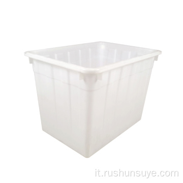 740*525*575 mm Bianco Aquatic Stackable Crate